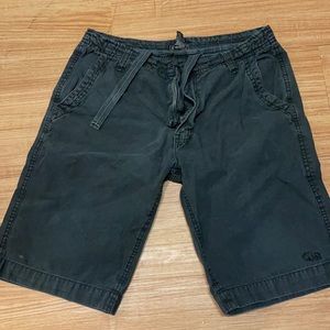 Mens faded black Buffalo shorts